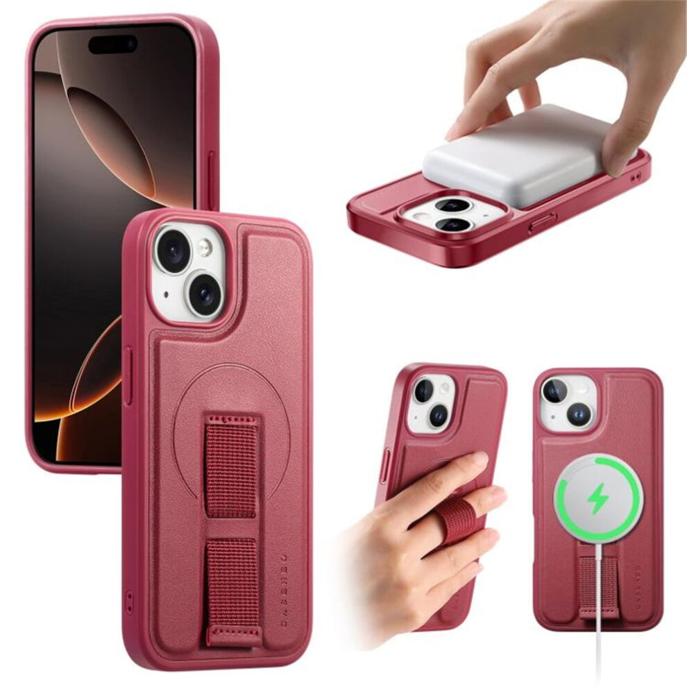 Iphone 15 6.1-Inch Magsafe Case With Belt Clip, Kickstand, 9087558877408