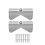 Gutter Extension Hinge Flip-Up Downspout 4PCS 7
