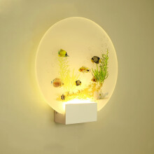 Applique murale LED en acrylique pour couloir, chambre ou porche
