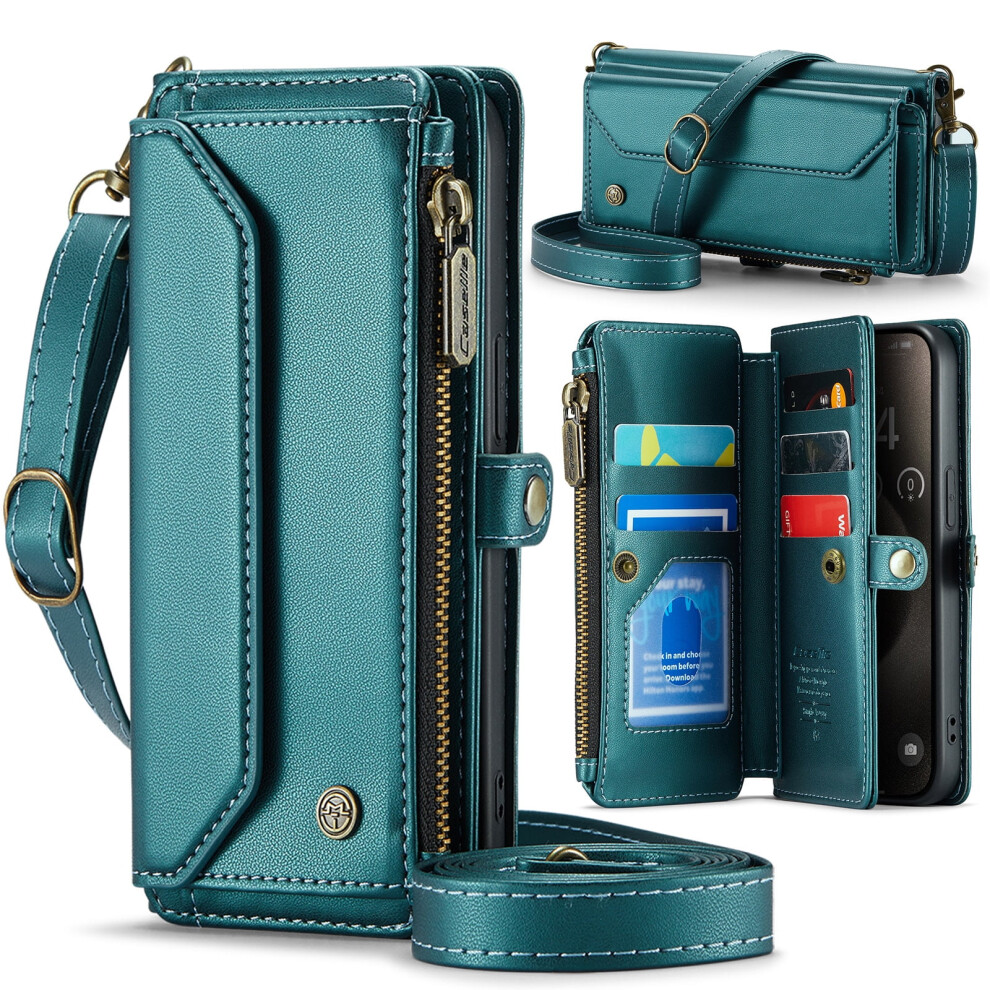 Google Pixel 8 Case With Rfid Blocking Wallet, Shockproof 9087558886035