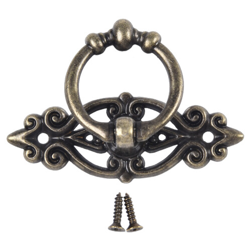 Drawer Pull Handle Antique Alloy Retro Green Bronze