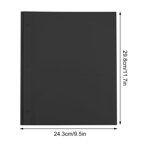 Cartelle in plastica resistente formato lettera con tasche 2