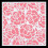 Rose Stencil Set Reusable Plastic 2 pcs 6x6 inch 1