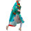 Women's Boho Floral Trench Coat Oversized Long Sleeve with 1