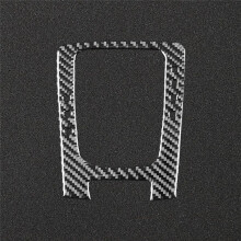 For 718 982 2016-2022 Carbon Fiber Car Center Console Gear Panel Cover Sticker Trim Interior Accessories