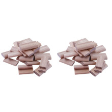 200 Pieces of 6mm Domino Wooden Dowel Connectors, Beech Wood Plugs, Woodworking Furniture Splicing Connectors