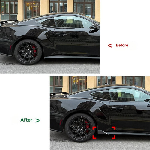 Spiler Splitter Diffusore Minigonne Laterali per Auto per  Mustang MK7 2024-2026 Accessori
