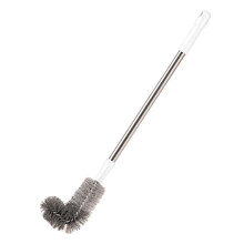 Toilet Brush Set with Long Handle Plastic Bristles