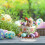 Easter Decorations: 2D Acrylic Easter Eggs & Rabbit Ornaments for Tabletop, Wall – Compatible with Easter Party Supplies 8