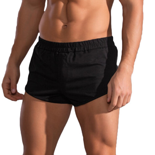 Herrebomullsshorts i svart XXL 1