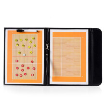 4X Foldable Volleyball Coaching Strategy Board Double-Sided Magnetic Board Kit for Outdoor Sport Training Match Supplies