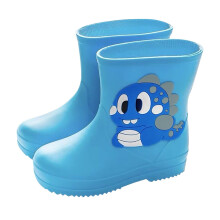 Children's rubber rain boots cartoon design 1 pair