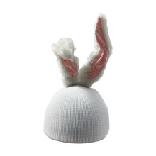 Ski Helmet Cover White Washable Soft Decor