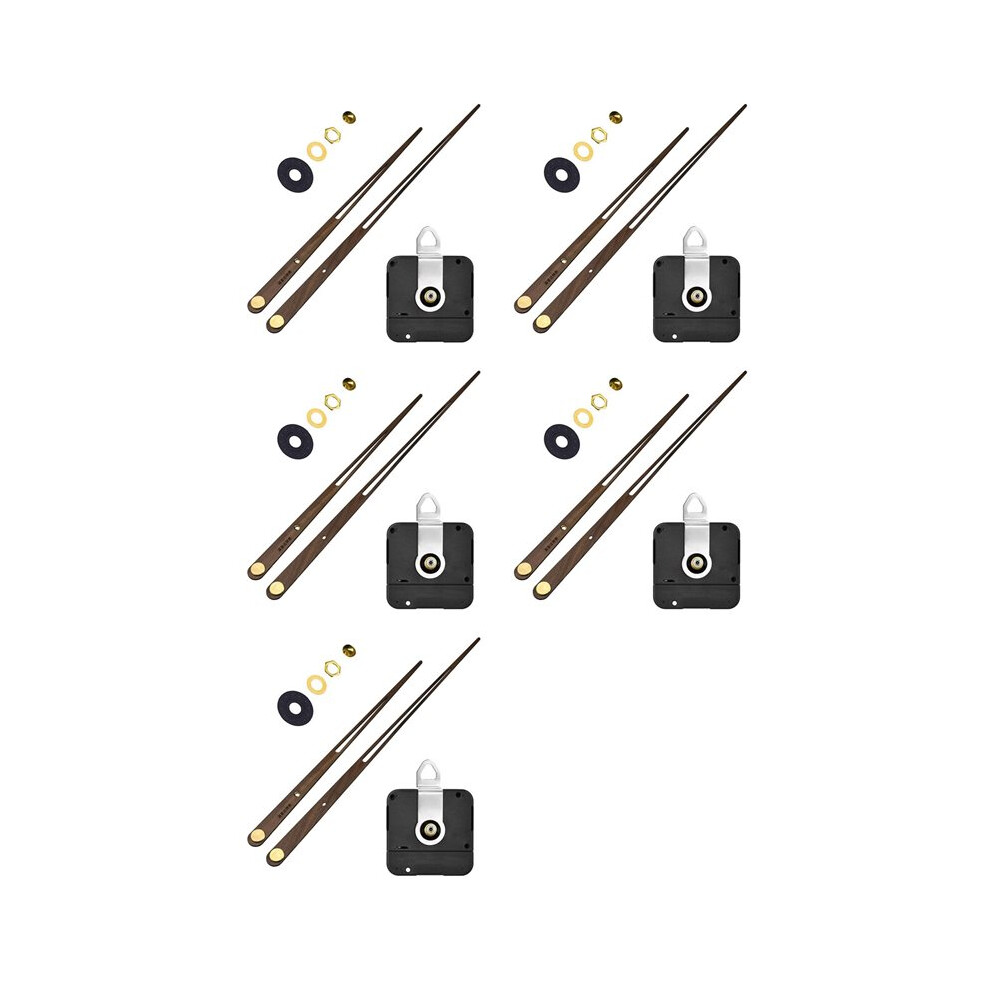 5X High Torque Clock Movement Mechanism Large Wall Quartz Clock Long Hands Walnut Wood Diy Repair Parts Replacement 31Mm 6031300415724