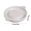 Ceramic garlic grater plate white 3.6 inch 3