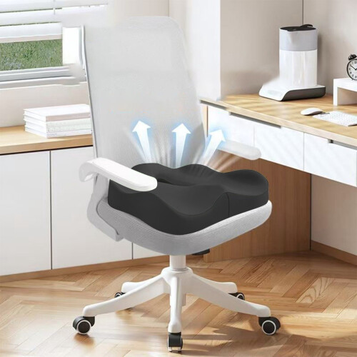 Almofada de assento em espuma viscoelástica de 38 cm (15 polegadas) para cadeiras de escritório e carros. 2