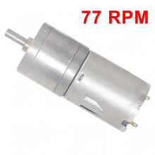 JGA25-370 DC Geared Motor 6V 12V 24V 5–1200 RPM