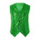 AWZXDE Kids V-Neck Sleeveless Solid Vest with Sequins Green 1