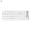 Keyboard Sticker Frosted Universal Multi-language 1pc 2