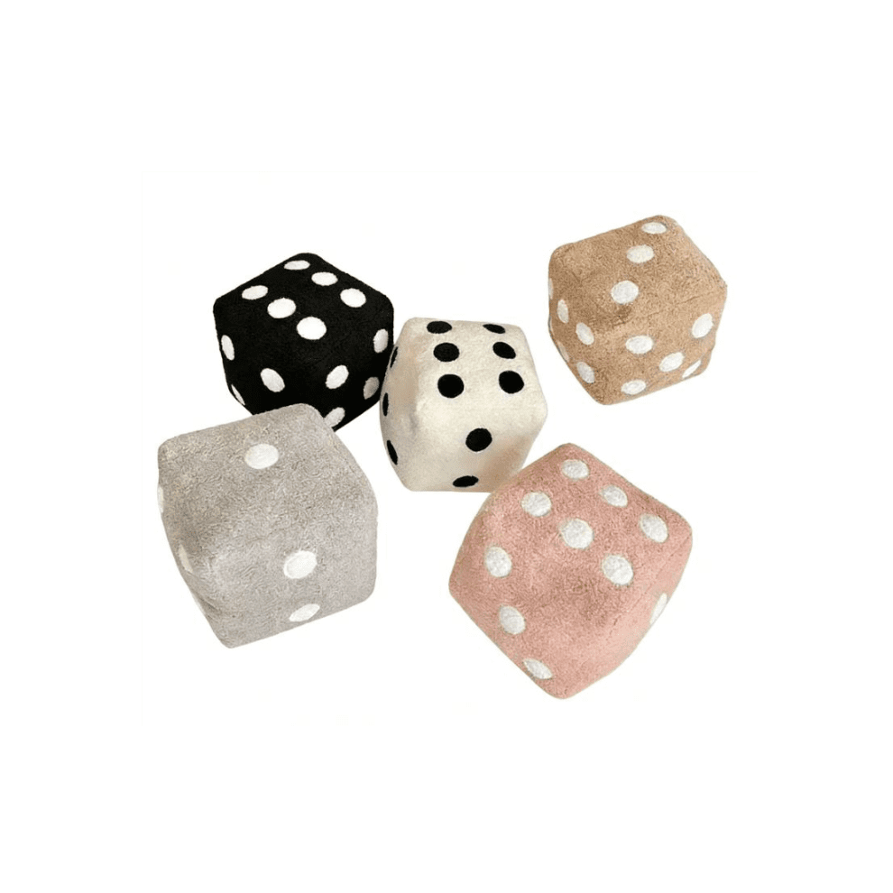 Soft Dice Throw Pillow Home Decor 18x18 Inch