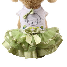 Vestido para animais de estimação com tema de frutas, para primavera/verão, tamanhos pequeno, médio e grande.