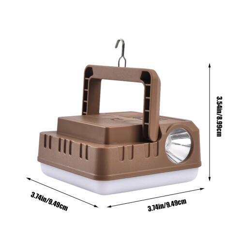 Lampe de camping LED rechargeable USB, portable, pour tente (1 pièce) 2