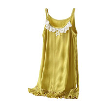 Girls Summer Sleeveless Casual Dress Solid Color