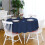 Waterproof Wrinkle-Free Round Tablecloth Polyester 60 inch 1