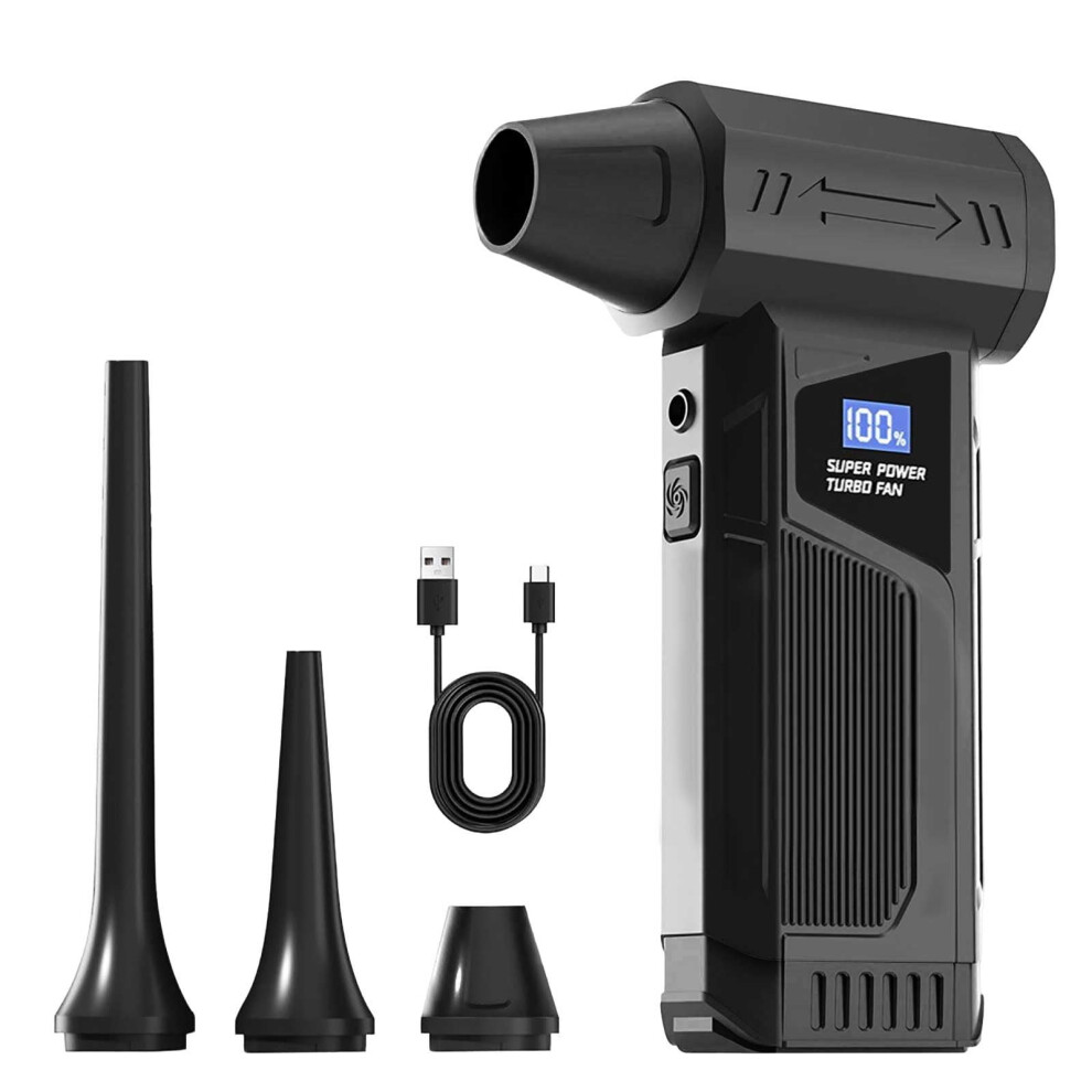 Portable Hair Dryer LED Display Fast-Drying Rechargeable