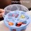 Heart-Shaped Bento Box with Lid 4-Compartment Blue 5