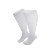 Men's Wool Thermal Knee-High Socks White 4XL