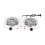Electric Cooktop Compact Double Burner 2000W 4