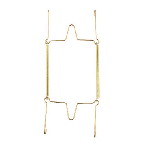 Wall Display Dish Hanger Adjustable Spring Holder 5 Sizes