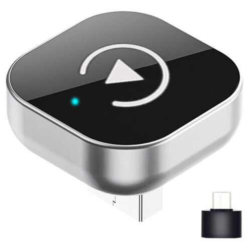 Adattatore  Wireless 2 In 1 per CarPlay e per Android Auto, WiFi A 5 GHz,  Box Collega e Utilizza Type-C/USB per Dongle Auto
