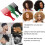 Pieptene de păr din plastic pentru păr afro creț, 3 bucăți 6