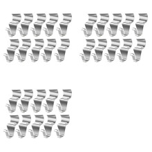 30Pcs Hooks for Siding,Siding Hooks for Hanging Outdoor,No-Hole Needed Vinyl Siding Clips for Hanging Decorations,B