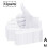 Guantes de jardinería de algodón blanco (12 pares) 5