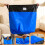 Sac de rangement en plastique imperméable et résistant bleu 4