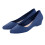 Women's Ballet Flats Solid Blue Slip-On Comfort Shoes 3