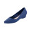 Women's Ballet Flats Solid Blue Slip-On Comfort Shoes 2