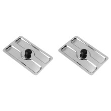 2X Toaster Cover Toaster Upper Cover Professional Toaster Glass Cake Dome Bread Machine Parts Loaf Pan Lid