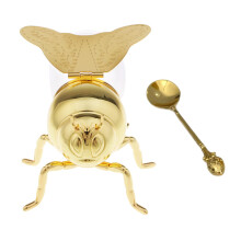 Pot à miel en forme d'abeille avec cuillère, 300 ml