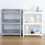 3-Tier Hollow Plastic Shelf Foldable Desktop Organizer 5