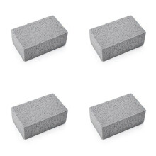 4X BBQ Grill Cleaning Brush Brick Block Barbecue Cleaning Stone Pumice Brick for Barbecue Rack Outdoor Kitchen BBQ Tools