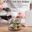 Coffee Pod Holder with Wooden Base – Large Capacity K-Cup 6