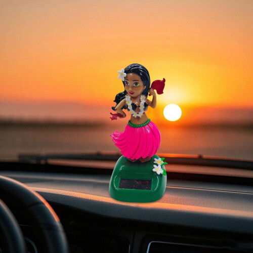 Hawaii Solar Dancing Girl Bobblehead 1 pc 1