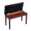 PU Leather Piano Bench Solid Wood with Storage 1 Piece 4