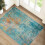 Non-Slip Area Rug Modern Abstract Print 2'x3' 1