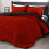 Twin Comforter Set Red Black 2-Piece Soft All-Season Bedding 1