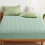 King Size Waterproof Fitted Sheet Washed Cotton 76x80 in 4